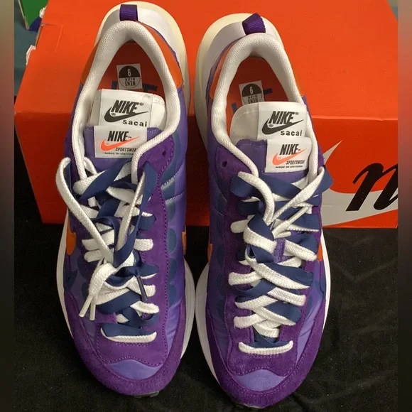 Nike | Shoes | Nike Vaporwaffle Sacai Dark Iris Dd87550 Size  display picture 2